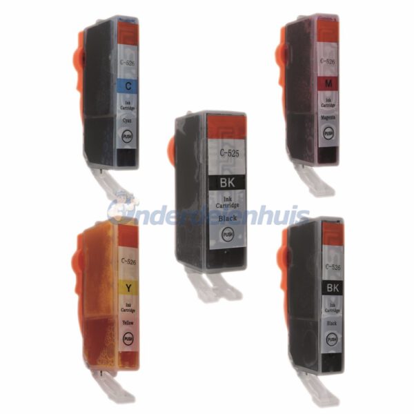 Inksave Multipack 525 526 Inkt Inktpatroon Canon