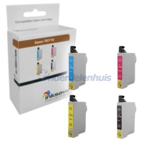 Inksave Epson T0715 Inkt Multipack