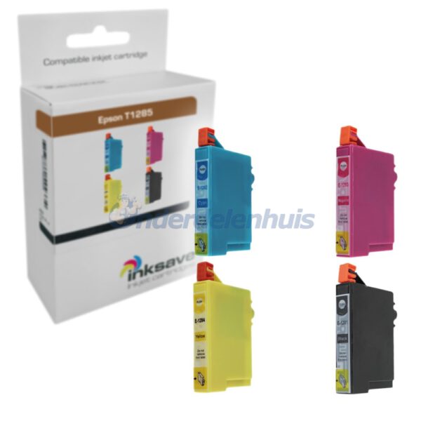 Inksave Epson Multipack Inkt Inktpatroon T1285