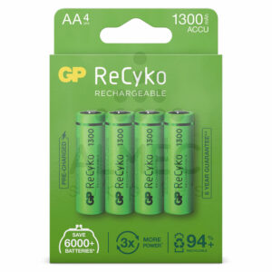 AA oplaadbare batterij 1300 mAh 1,2V GP ReCyko kopen