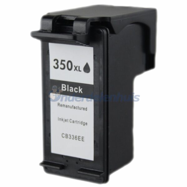 Inkt Inktpatroon HP 350BK Zwart Inkt cartridge