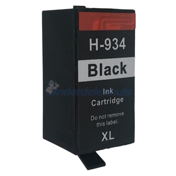 Inksave Inkt cartridge HP 934 BK Inkt Inktpatroon