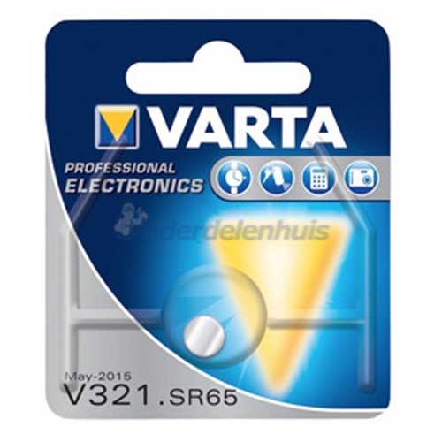 Varta V321 SR65 SR616SW knoopcel batterij VT321101401-1